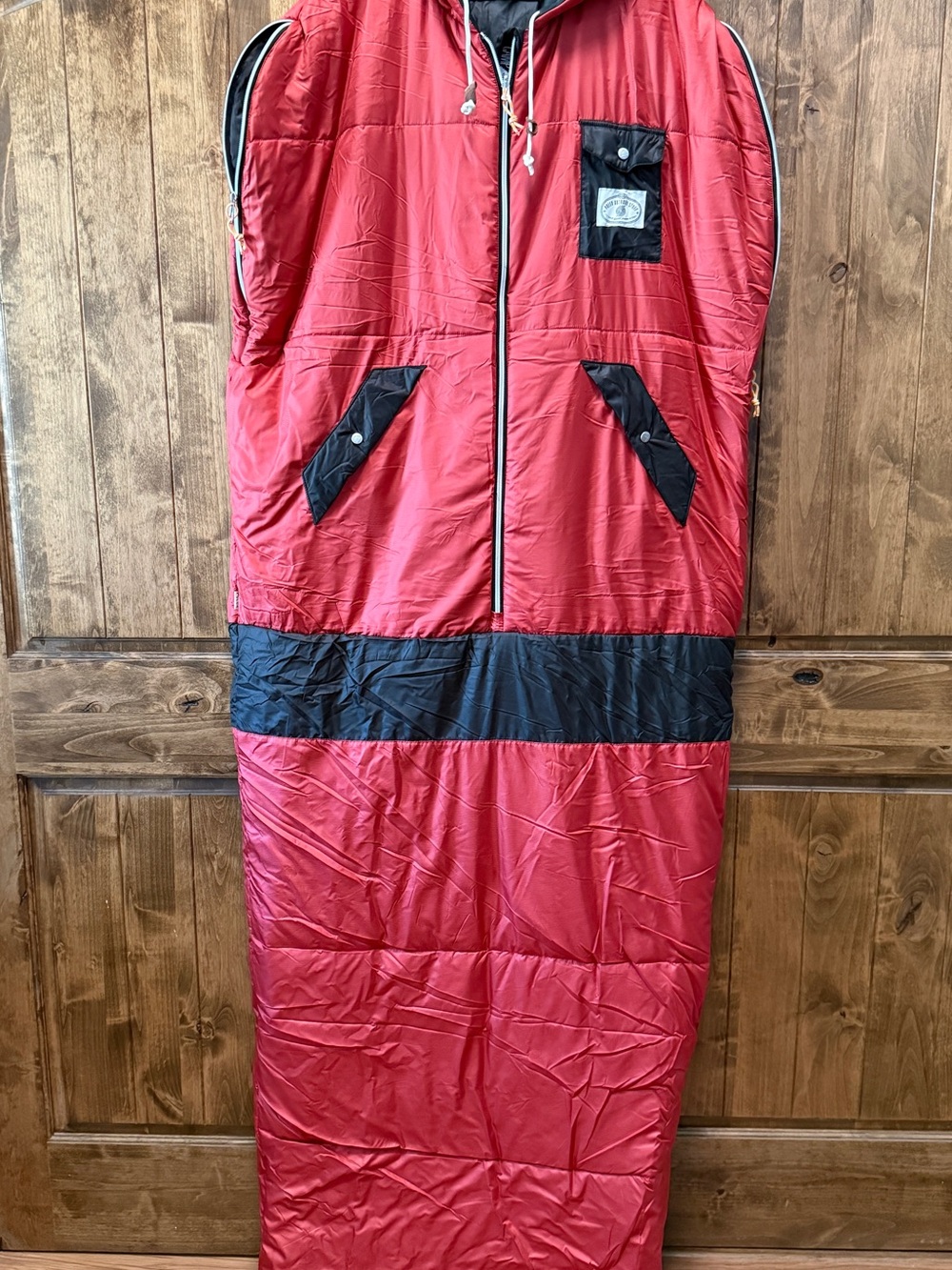 Poler Red and Black Napsack Stuff Sack